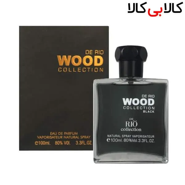 ادوپرفیوم ریو کالکشن وود بلک RIO collection Wood Black مردانه حجم 100 میلی لیتر