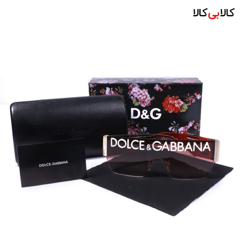 عینک آفتابی Dolce And Gabbana مدل فشن FN89645 زرشکی