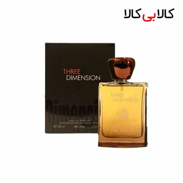 ادوپرفیوم فراگرنس Three dimension مردانه حجم 100 میلی لیتر