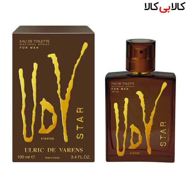 ادوتویلت یو دی وی استار Ulric de Varens UdV Star مردانه حجم 100 میلی لیتر