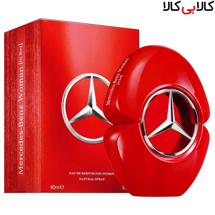 ادوپرفیوم مرسدس بنز وومن این رد Mercedes Benz Woman In Red زنانه حجم 90 میلی لیتر