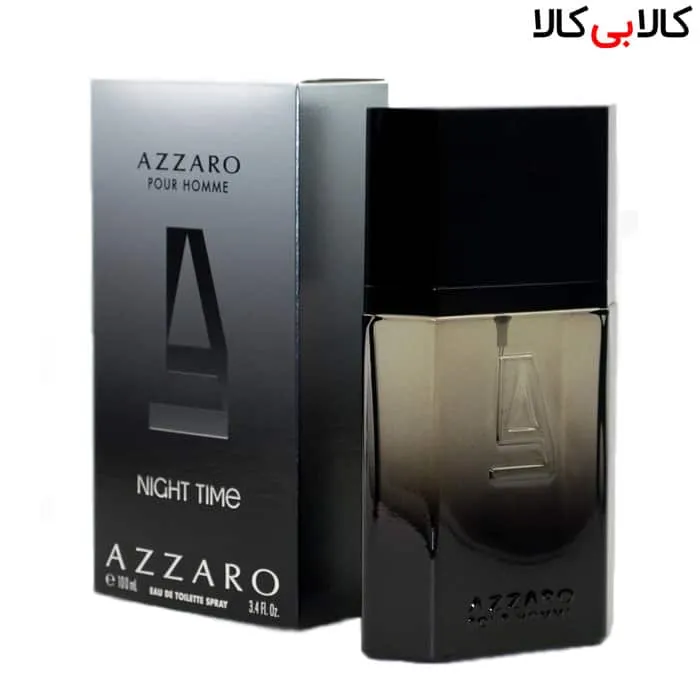 ادوتویلت آزارو پورهوم نایت تایم Azzaro Night Time Pour Homme مردانه حجم 100 میلی لیتر