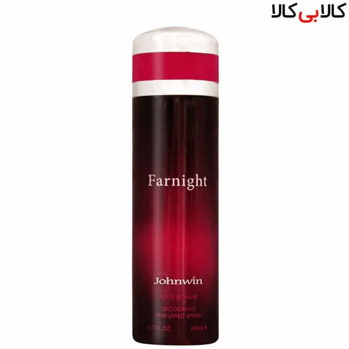 اسپری بدن دئودورانت جانوین مدل فارنایت Johnwin Farnight مردانه حجم 200 میل