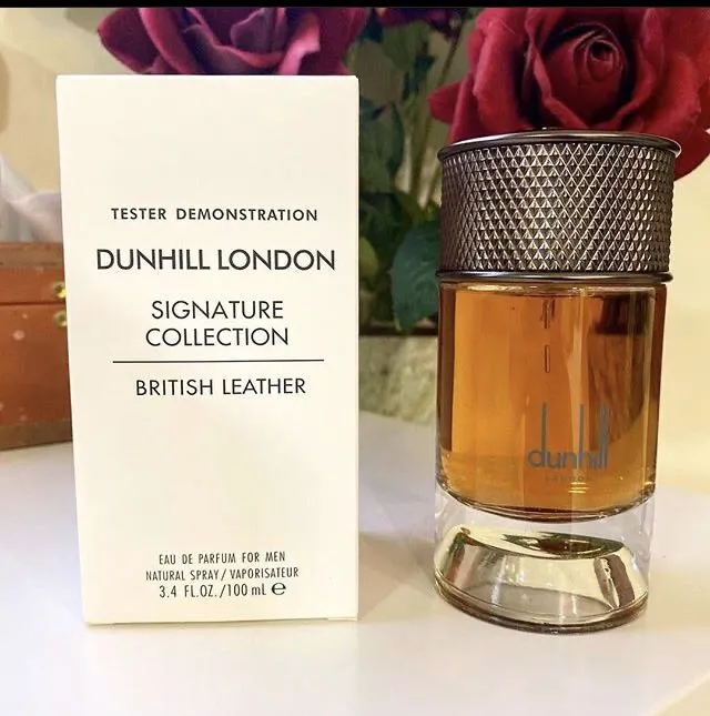 تستر ادوپرفیوم دانهیل Signature Collection British Leather مردانه حجم 100 میلی لیتر