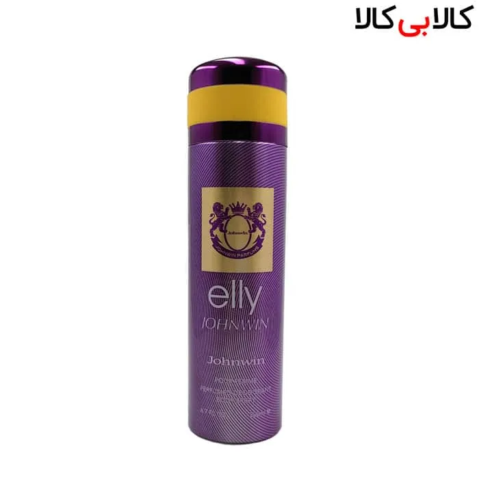 اسپری بدن دئودورانت جانوین الی Johnwin elly زنانه حجم 200 میل