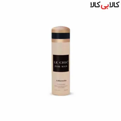 اسپری بدن دئودورانت جانوین له چیک Johnwin LE CHIC FOR MAN مردانه حجم 200 میل