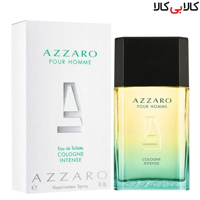 ادوتویلت آزارو پور هوم کلن اینتنس Azzaro Pour Homme Cologne Intense مردانه حجم 100 میلی لیتر