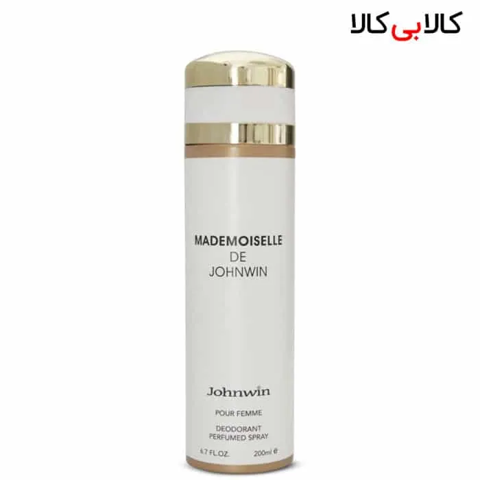 اسپری بدن دئودورانت جانوین مدل Mademoiselle De Johnwin زنانه حجم 200 میلی لیتر