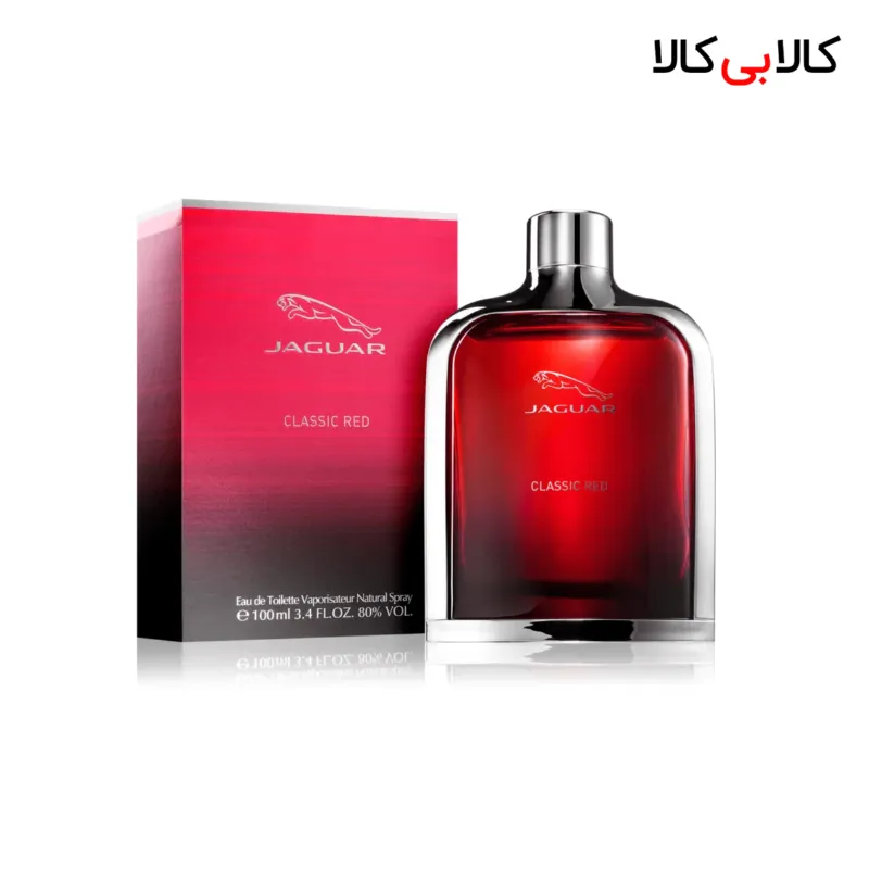 ادکلن جگوار کلاسیک رد-قرمز مردانه حجم 100 میلی لیتر