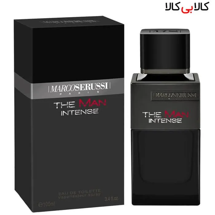 ادو تویلت پارفومز مارکو سروسی د من اینتنس Parfums marco serussi The Man Intense مردانه حجم 100 میلی لیتر