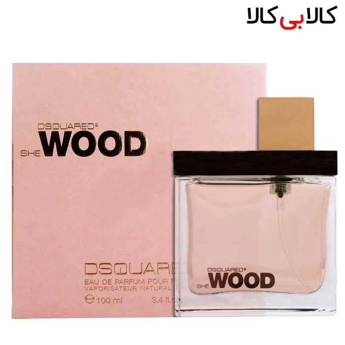 ادوپرفیوم دیسکوارد شی وود صورتی Dsquared She Wood زنانه حجم 100 میلی لیتر