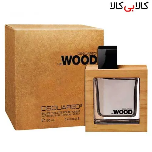 ادوپرفیوم دیسکوارد هی وود قهوه ای DSQUARED He Wood مردانه حجم 100 میلی لیتر