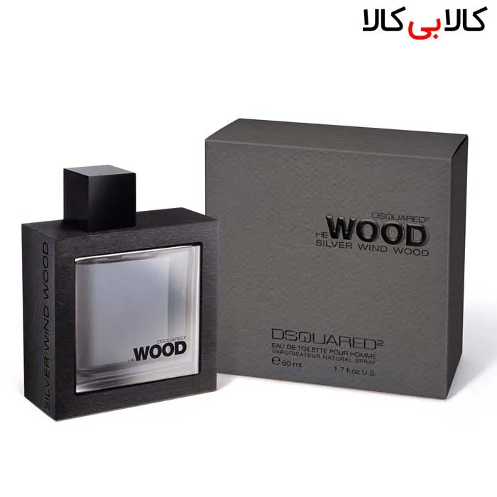 ادوتویلت هی وود سیلور وایند وود He Wood Silver Wind Wood مردانه حجم 100 میلی لیتر