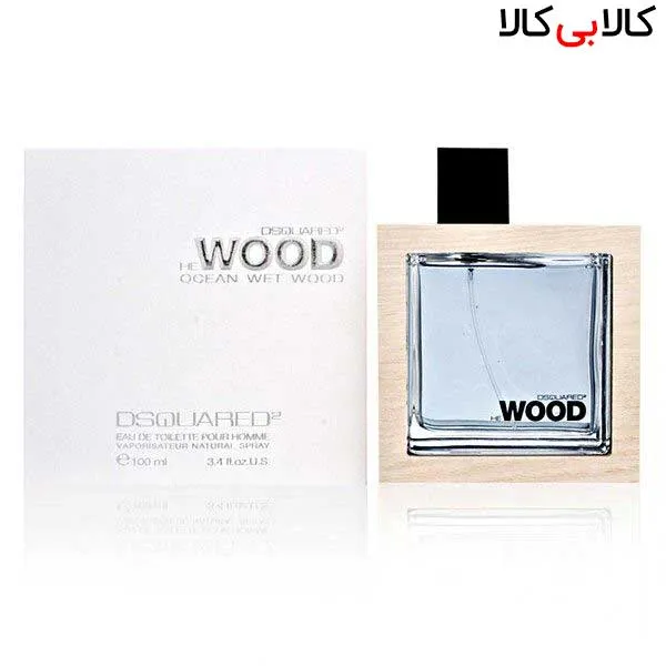 ادوتویلت هی وود اوشن وت وود سفید He Wood Ocean Wet Wood مردانه حجم 100 میلی لیتر