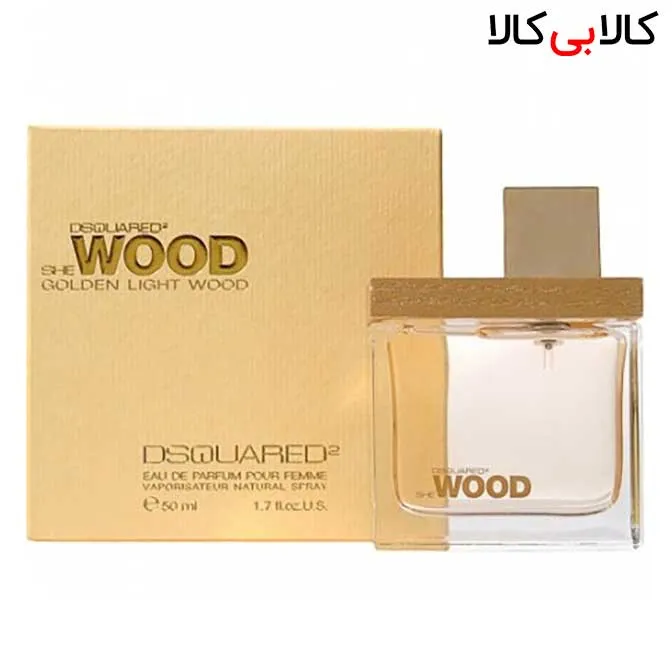 ادوپرفیوم شی وود گلدن لایت وود She Wood Golden Light Wood زنانه حجم 50 میلی لیتر