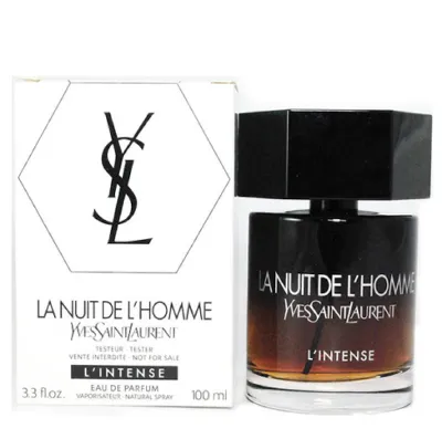 تستر ادوپرفیوم ایو سن لوران La nuit de l'homme l'intense مردانه حجم 100 میلی لیتر