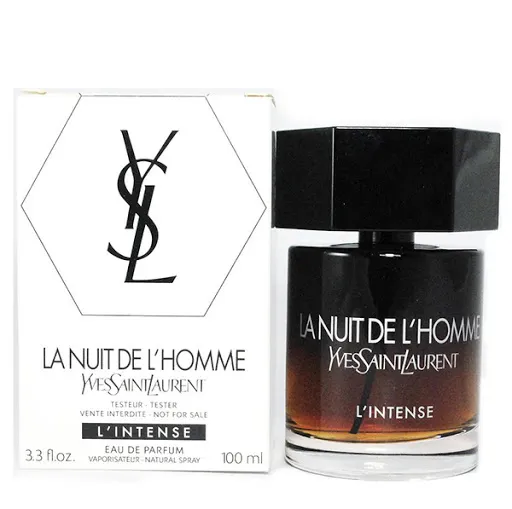 تستر ادوپرفیوم ایو سن لوران La nuit de l'homme l'intense مردانه حجم 100 میلی لیتر