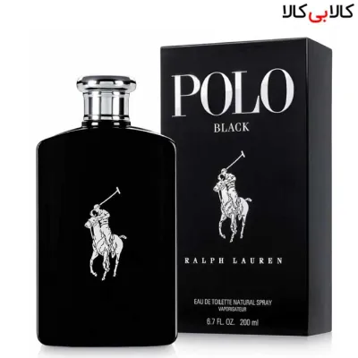 ادوتویلت رالف لورن پولو مشکی بلک Ralph Lauren Polo Black مردانه 200 میلی لیتر