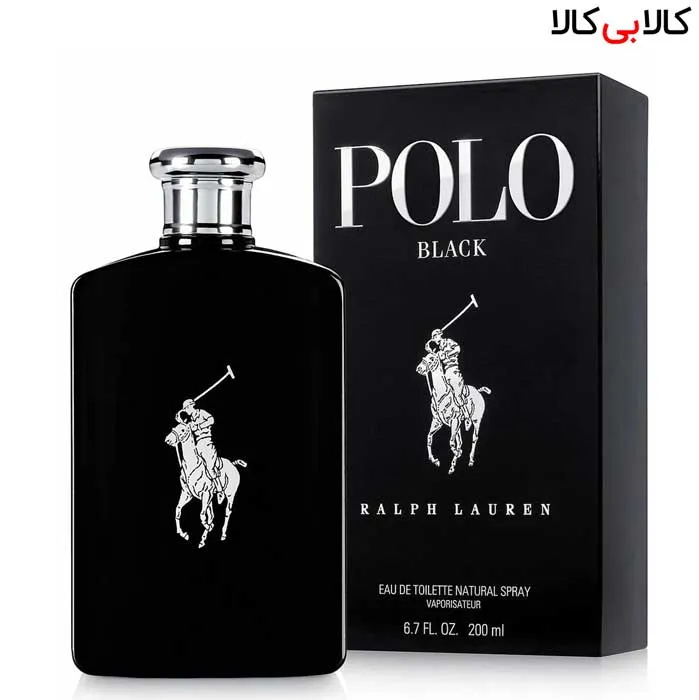 ادوتویلت رالف لورن پولو مشکی بلک Ralph Lauren Polo Black مردانه 200 میلی لیتر
