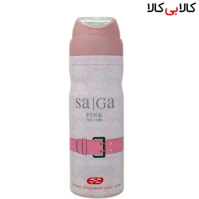 اسپری خوشبو کننده‌ی بدن امپر ساگا پینک Emper Saga Pink زنانه حجم 200 میل