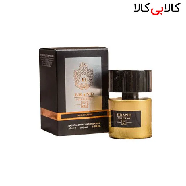 عطر جیبی برند کالکشن زنانه کد NO 243 حجم 25 میلی لیتر