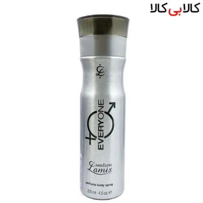 اسپری خوشبو کننده‌ی بدن کریشن لامیس اوری وان Creation Lamis every one مردانه و زنانه حجم 200 میل