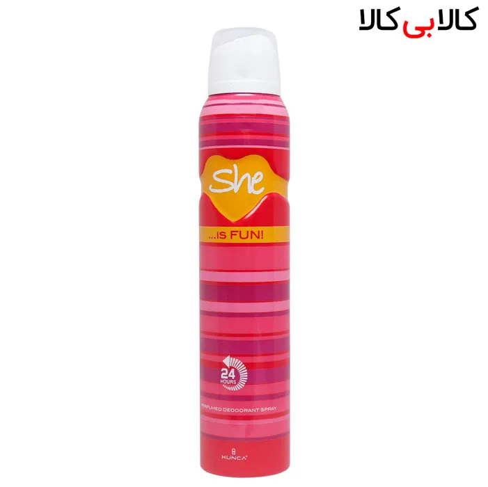اسپری خوشبو کنندهی بدن فان شی She Fun زنانه حجم 200 میل