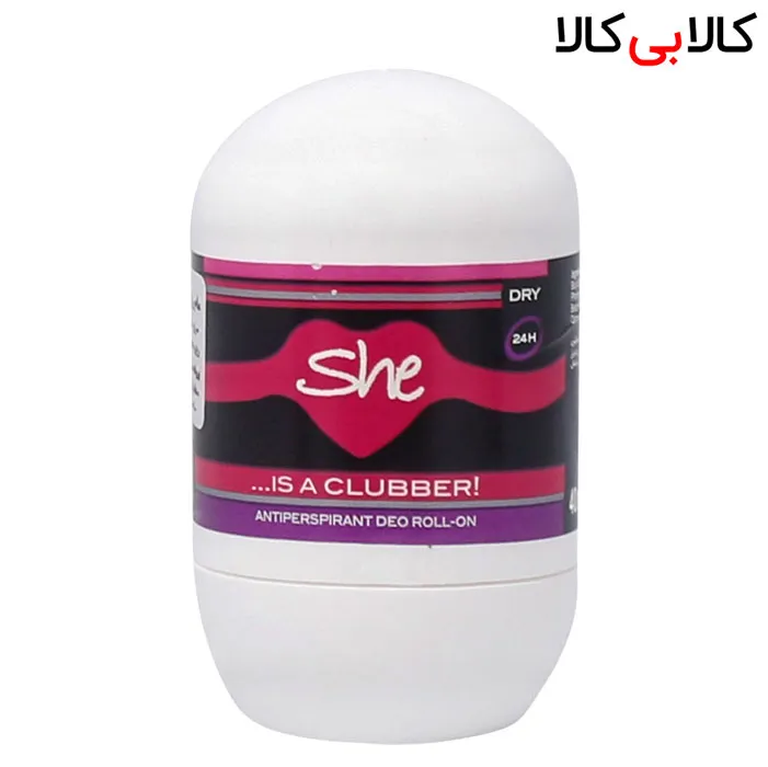 رول ضد تعریق کلابر شی She Clubber زنانه حجم 40 میل
