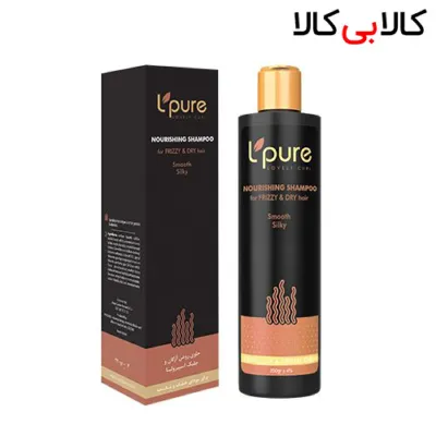 شامپو مو لپیور مدل روغن آرگان و جلبک اسپیرولینا _ مناسب موهای خشک و شکننده حجم 230 گرم