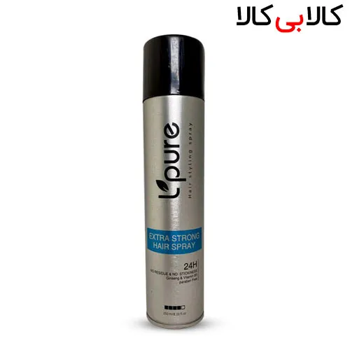 اسپری حالت دهنده مو لپیور مدل اکسترا استرانگ - Lpure EXTRA STRONG