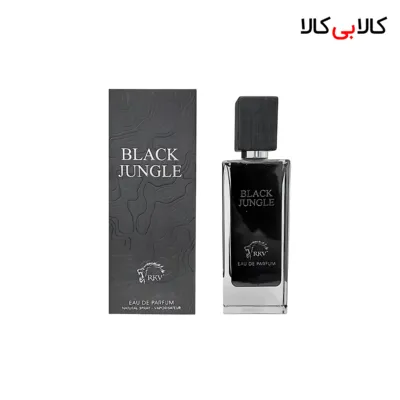 ادکلن آر کی وی بلک جانگل مردانه و زنانه حجم 80 میلی لیتر