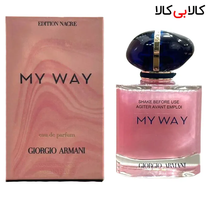 ادوپرفیوم جورجیو آرمانی مای وی نکر Giorgio Armani My Way Nacre زنانه حجم 90 میلی لیتر باکس اصلی