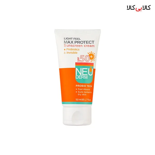 کرم ضد آفتاب SPF50 مکس پروتکت بیرنگ نئودرم حجم 50 میلی لیتر
