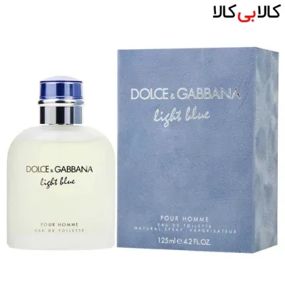 ادوتویلت دولچه گابانا لایت بلو اینتنس پور هوم Light Blue Eau Intense Pour Homme مردانه حجم 125 میلی لیتر