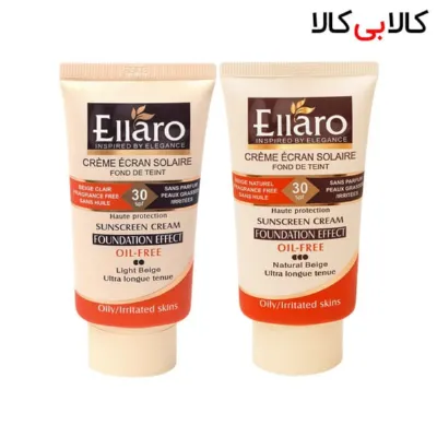 کرم ضد آفتاب فاقد چربی رنگ بژ الارو SPF30 حجم 50 میلی لیتر