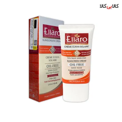کرم ضد آفتاب فاقد چربی رنگ بژ الارو SPF50 حجم 40 میلی لیتر