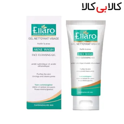 ژل شستشوی صورت آکنه واش الارو حجم 150 میلی‌لیتر