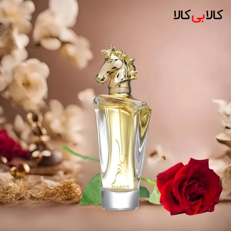 ادکلن لطافه ماهر طلایی زنانه حجم 100 میلی لیتر
