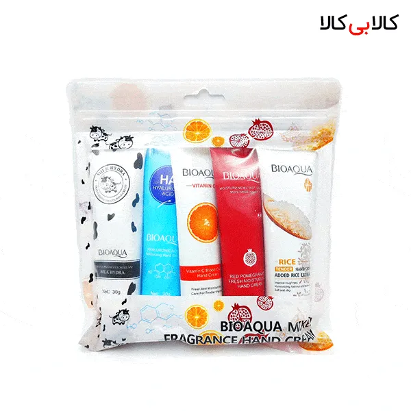 پک 5 عددی کرم مرطوب کننده بایو آکوا مدل mixed