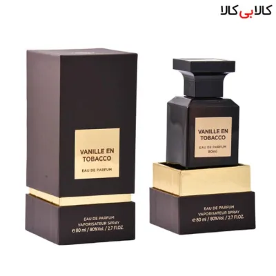 ادوپرفیوم فراگرنس ورد وانیلین توباکو Fragrance World Vanille En Tobacco مردانه و زنانه حجم 100 میلی لیتر