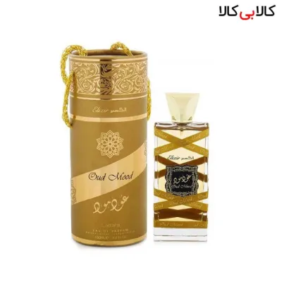 ادوپرفیوم لطافه عود مود الکسیر Lattafa Oud Mood Elixir مردانه و زنانه حجم 100 میلی لیتر
