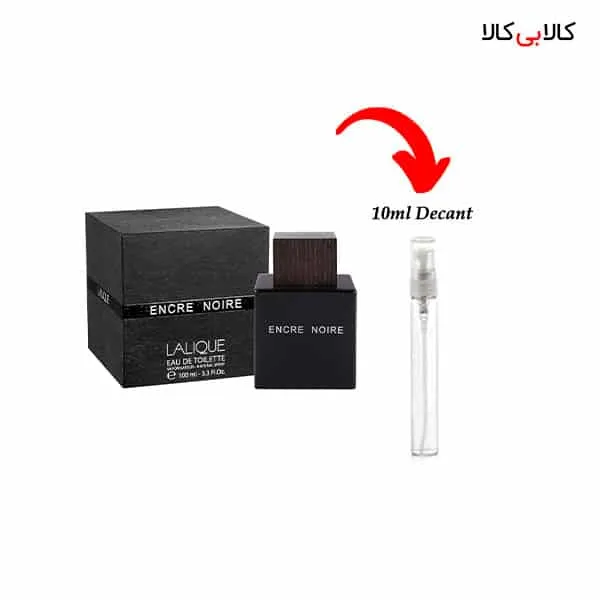 دکانت لالیک انکر نویر Lalique Encre noire مردانه حجم 10 میلی لیتر