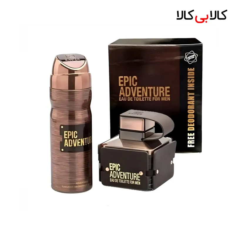 ادکلن امپر اپیک ادونچر مردانه حجم 100 میلی لیتر + اسپری 200 میل