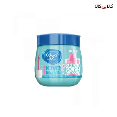دستمال مرطوب لاک پاک کن قوطی دافی 90 عددی