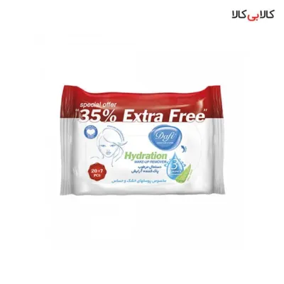 دستمال مرطوب پاک کننده آرایش اکسترا دافی 27 عددی