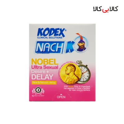 کاندوم کدکس تحریک کننده مدل الترا نوبل ساده 3 عددی