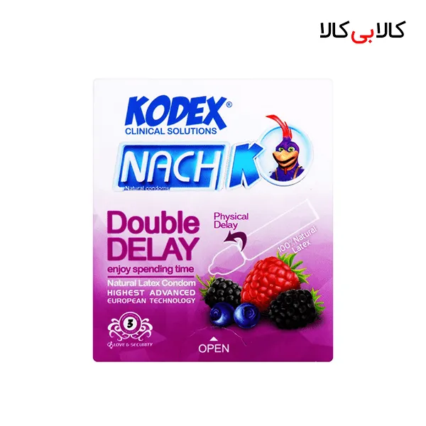 کاندوم کدکس مدل تاخیری فیزیکی دوبل 3 عددی