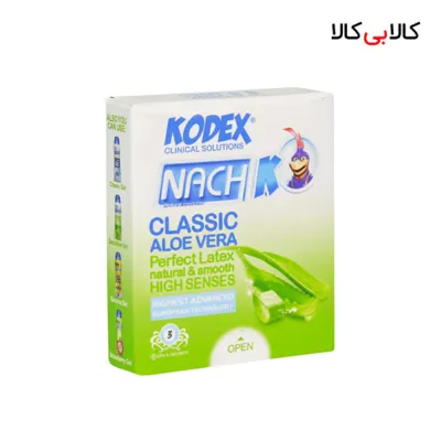کاندوم کدکس مدل کلاسیک آلوئه ورا 3 عددی