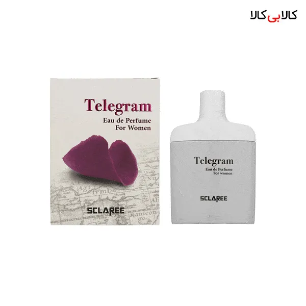 ادوپرفیوم اسکلاره تلگرام Sclaree Telegram زنانه حجم 85 میلی لیتر