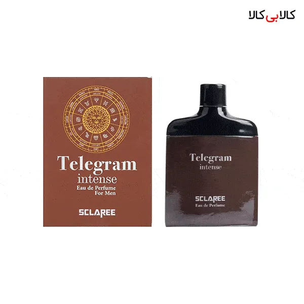 ادوپرفیوم اسکلاره تلگرام اینتنس Sclaree Telegram Intense مردانه حجم 85 میلی لیتر